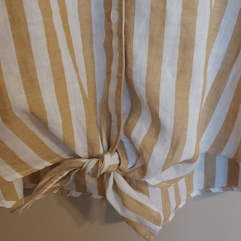 Wonderly Linen Dolman Top Sleeveless - Picture 5 of 7
